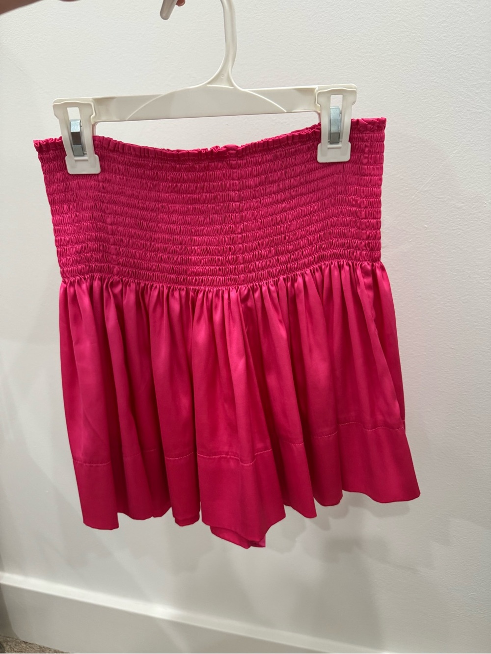 Natural Life Women's Smocked Waist Pink Shorts